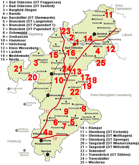 Storchenhorste im Kreis Stormarn – Kreis Stormarn