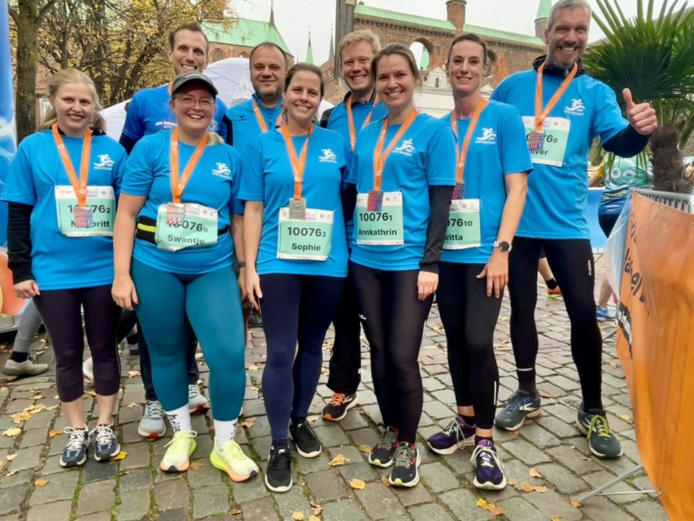 Betriebssportgruppe der Kreisverwaltung erfolgreich beim Stadtwerke Lübeck Marathon 2024