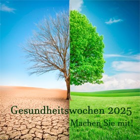 Der Klimawandel lässt uns nicht kalt - Gesundheitswochen vom März bis Juli 2025